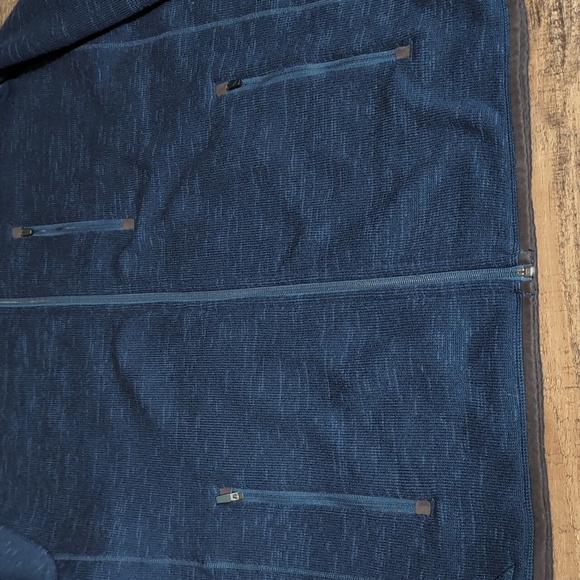 UNTUCKit Fleece Full Zip Size XXL in Heathered Blue - Picture 8 of 11